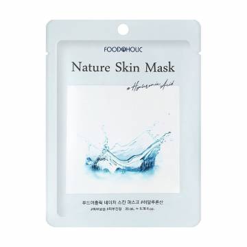 Тканевая маска для лица Food A Holic Nature Skin Mask Hyaluronic Acid с гиалуроновой кислотой, 23 мл Тканевая маска для лица Food A Holic Nature Skin Mask Hyaluronic Acid с гиалуроновой кислотой, 23 мл