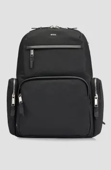 Мужской черный рюкзак Черный ONESIZE BOSS 50504306;001