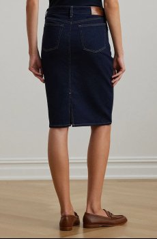 Джинсовая юбка Lauren Ralph Lauren