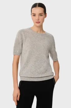 Женский серый кашемировый джемпер Серый 44 MARC&ANDRE W25-00CH1608