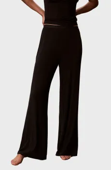 Женские черные брюки DROP NEEDLE Черный S Calvin Klein LV00QS7615