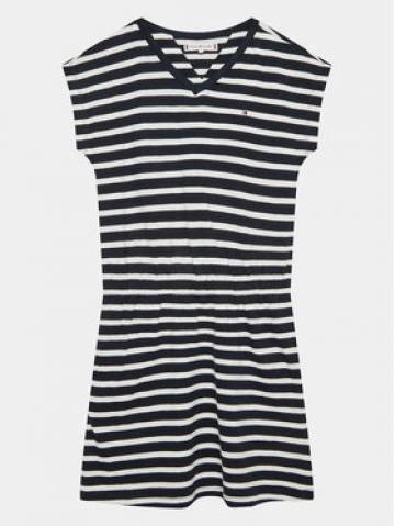 Tommy Hilfiger Повсякденна сукня Breton KG0KG07185 D Cиній Regular Fit Tommy Hilfiger Повсякденна сукня Breton KG0KG07185 D Cиній Regular Fit