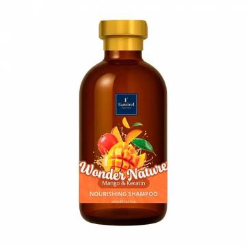 Питательный шампунь для волос Famirel Wonder Nature Nourishing Shampoo Манго и кератин, 500 мл Питательный шампунь для волос Famirel Wonder Nature Nourishing Shampoo Манго и кератин, 500 мл
