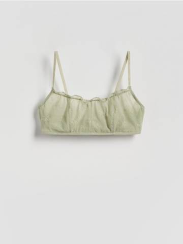 Reserved - М’який бюстгальтер - світло-зелений - 160EZ-70X