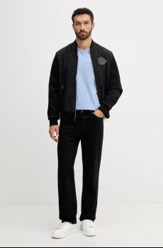 Хлопковая футболка BOSS Orange Te_voyage