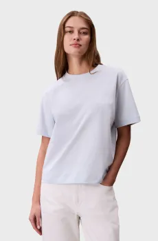 Женская голубая футболка GRAPHIC Голубой M Calvin Klein Jeans LV047F801G