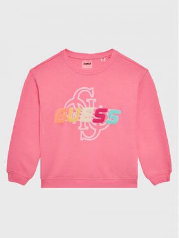 Guess Світшот J3GQ08 FL04P Рожевий Regular Fit Guess Світшот J3GQ08 FL04P Рожевий Regular Fit