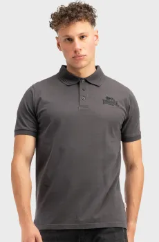 Мужское темно-серое поло LAMBSTON Серый S Lonsdale 117613
