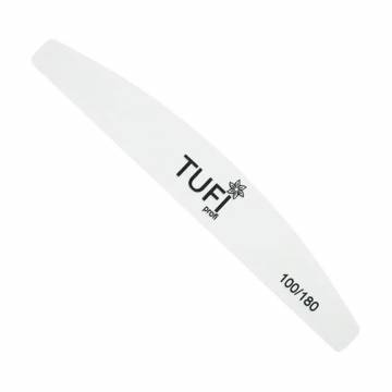 Пилка для ногтей Tufi profi Premium Полукруг 100/180 грит, белая, 1 шт (0231933) Пилка для ногтей Tufi profi Premium Полукруг 100/180 грит, белая, 1 шт (0231933)
