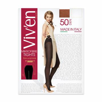 Колготки женские Viven petty Microfibre Tights без шортиков, 50 DEN, черный, размер 3 Колготки женские Viven petty Microfibre Tights без шортиков, 50 DEN, черный, размер 3