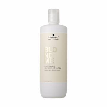 Питательный шампунь для волос Schwarzkopf Professional BlondMe Bond Repair Nourishing Shampoo, 1 л Питательный шампунь для волос Schwarzkopf Professional BlondMe Bond Repair Nourishing Shampoo, 1 л