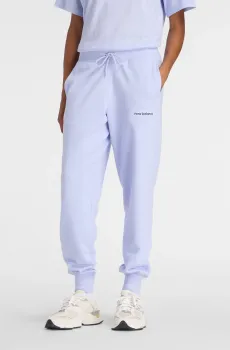 Женские сиреневые спортивные брюки Sport French Terry Graphic Jogger Фиолетовый S New Balance WB61D3EADYK