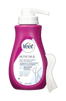 Крем для депиляции Veet Minima с алоэ вера, для чувствительной кожи, 400 мл