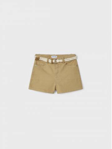 Mayoral Шорти з тканини 234 Бежевий Regular Fit Mayoral Шорти з тканини 234 Бежевий Regular Fit
