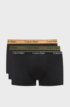 Мужские черные боксеры (3 шт) Черный L Calvin Klein LV00NB4409