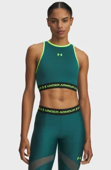 Женский зеленый топ HeatGear Mesh Tank-GRN Зеленый S Under Armour 6010007-338