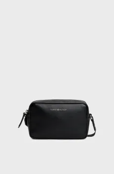 Женская черная сумка TH LOGOTAPE CAMERA BAG Черный ONESIZE Tommy Hilfiger AW0AW17689