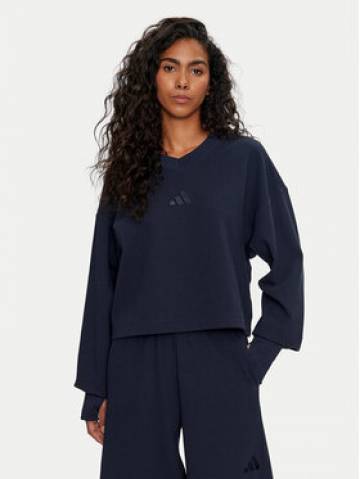 adidas Світшот ALL SZN IW1028 Cиній Loose Fit adidas Світшот ALL SZN IW1028 Cиній Loose Fit