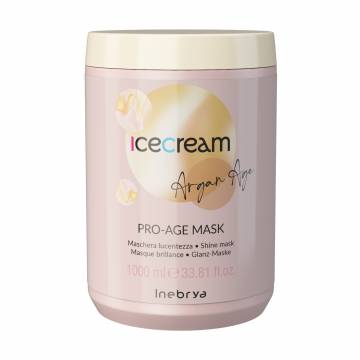 Маска Inebrya Ice Cream Pro-Age Mask Argan Oil с аргановым маслом, для окрашенных волос, 1 л Маска Inebrya Ice Cream Pro-Age Mask Argan Oil с аргановым маслом, для окрашенных волос, 1 л