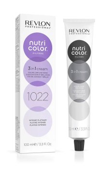 Тонирующая маска для волос Revlon Professional Nutri Color Filters Metal-Ice Toning 1022 Intense Platinum, 100 мл