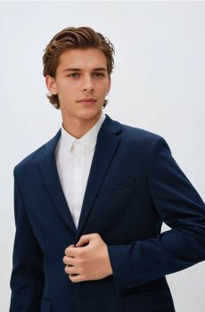 Reserved - Блейзер приталеного крою - темно-синій - YW011-59M