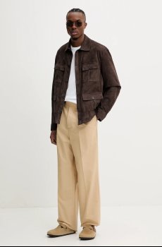 Кожаная куртка Bally