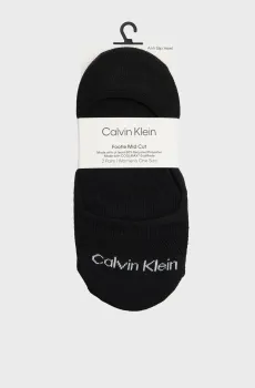 Женские черные следы (2 пары) FOOTIE SUMMER Черный ONESIZE Calvin Klein 701239295