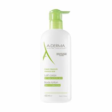 Увлажняющий лосьон для тела A-Derma Body Lotion 24H Hydration, 400 мл Увлажняющий лосьон для тела A-Derma Body Lotion 24H Hydration, 400 мл
