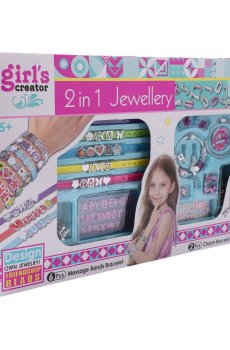 Детский игровой набор 2в1 Girls Creator для создания украшений, от 5 лет (6864653)