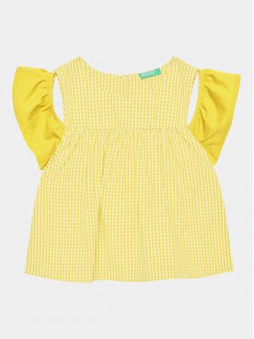 United Colors Of Benetton Сорочка 57KTGQ011 Жовтий Regular Fit United Colors Of Benetton Сорочка 57KTGQ011 Жовтий Regular Fit