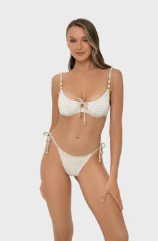 Женские трусики от купальника с узором Разноцветный 36 MARC&ANDRE L2509-Z-LBT