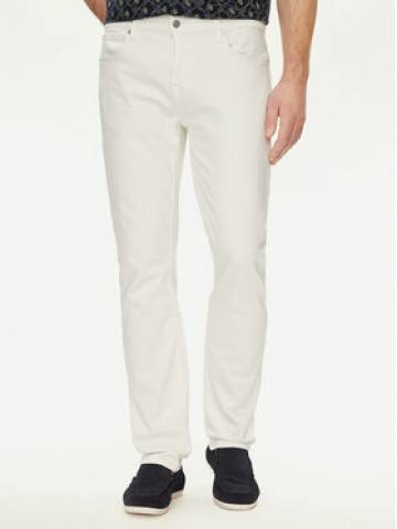 Guess Штани з тканини Angels M4RAN2 WFXVB Білий Slim Fit Guess Штани з тканини Angels M4RAN2 WFXVB Білий Slim Fit