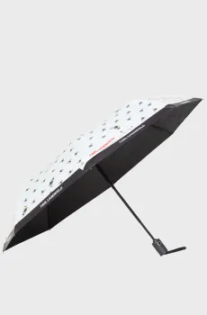 Женский белый зонт с узором Karl x Disney Белый ONESIZE Karl Lagerfeld A3W50096