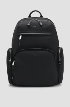 Мужской черный рюкзак Черный ONESIZE BOSS 50536485;001