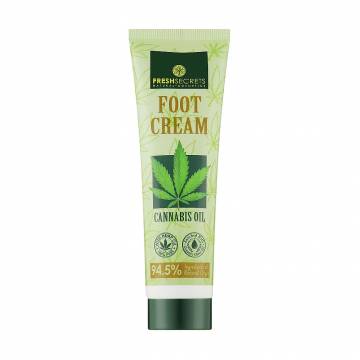 Крем для ног Madis Fresh Secrets Foot Cream с конопляным маслом, 100 мл Крем для ног Madis Fresh Secrets Foot Cream с конопляным маслом, 100 мл