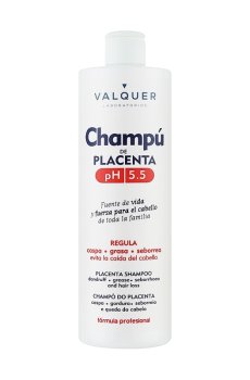 Уценка! Шампунь подготовительный с плацентой Valquer Placenta Shampoo, 500 мл