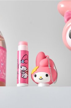 Бальзам для губ з ароматом жувальної гумки My Melody - пастельний рожевий