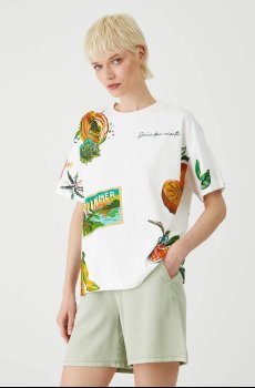 Хлопковая футболка Medicine