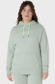 Женское мятное худи Ментоловый M Asics 2032C845-300