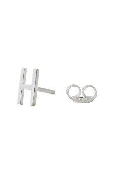 Серебряная серьга Design Letters