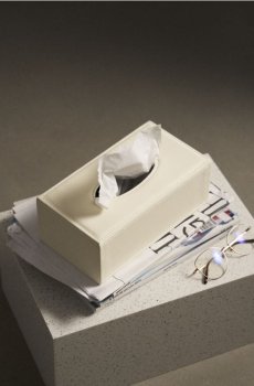 Коробка для серветок - кремовий