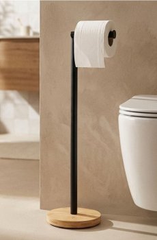 Стійка для туалетного паперу - чорний