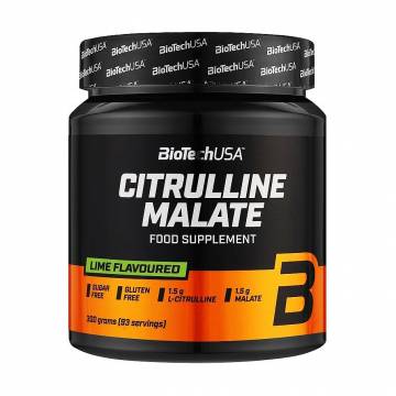 Предтренировочный комплекс BioTech USA Citrulline Malate Лайм, в порошке, 300 г
