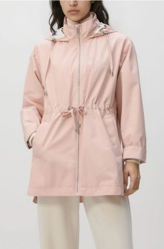 Reserved - Куртка-парка з каптуром - пильно-рожевий - 461IA-39X