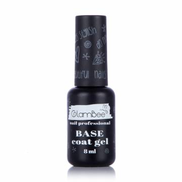 Базовое покрытие для гель-лака GlamBee Base Coat Gel Milk, 8 мл Базовое покрытие для гель-лака GlamBee Base Coat Gel Milk, 8 мл
