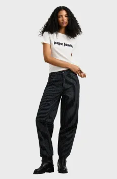 Женская белая футболка BENILDA Белый M Pepe Jeans PL5000293