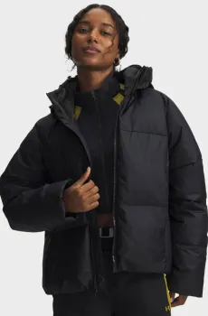 Женский черный пуховик Limitless Down Puffer Jacket Черный M Under Armour 6001001-001