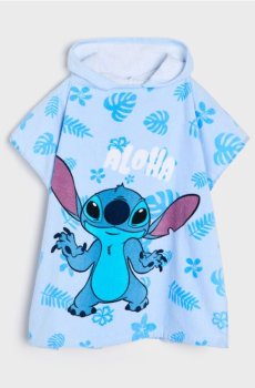 Рушник із каптуром Stitch - синій