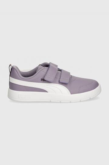 Детские кроссовки Puma Courtflex V3 цвет фиолетовый 397642 Детские кроссовки Puma Courtflex V3 цвет фиолетовый 397642