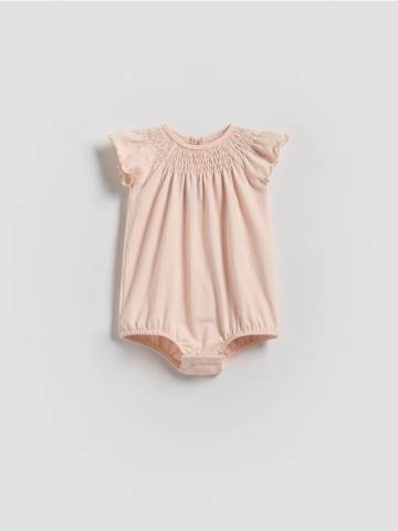 Reserved - Боді з оборками - пастельний рожевий - 880CY-03X Reserved - Боді з оборками - пастельний рожевий - 880CY-03X